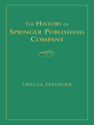 cover image of The History of Springer Publishing Company